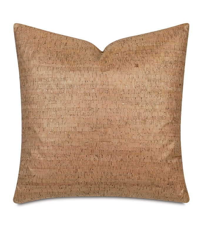 Cerris Metallic Decorative Pillow In Gold