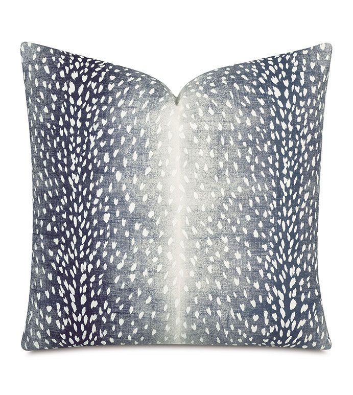 Wiley Ombre Decorative Pillow In Navy