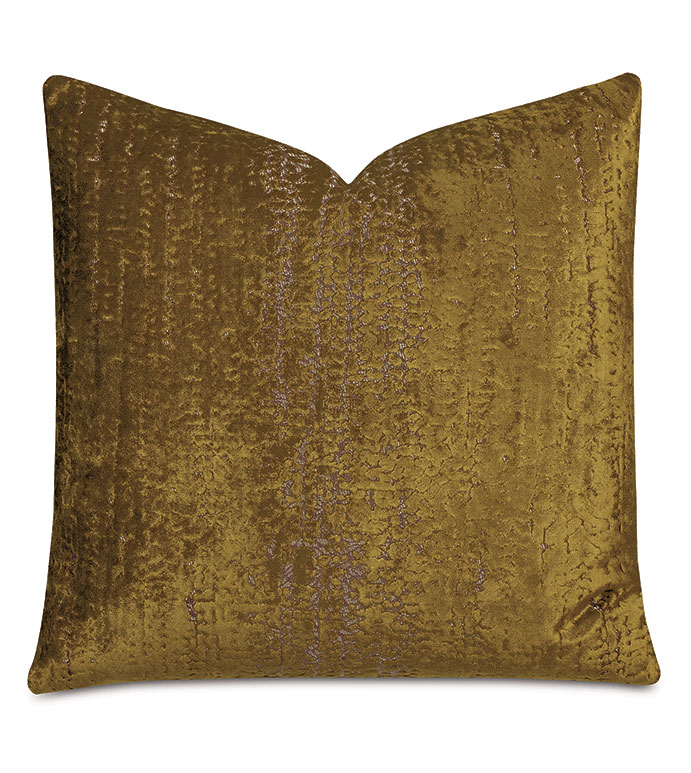 Focaccia Decorative Pillow In Citron