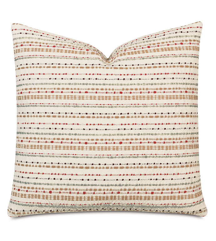 Wilmer Embroidered Decorative Pillow