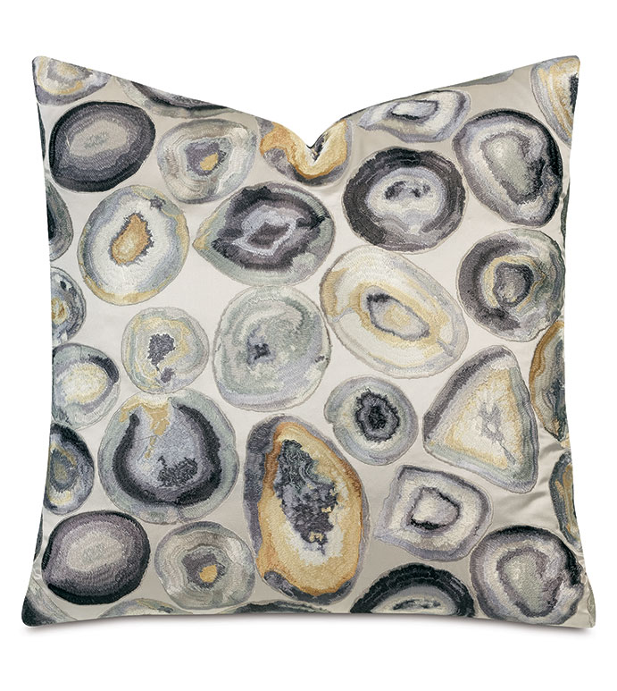 OPAL DECORATIVE PILLOW IN GRAY