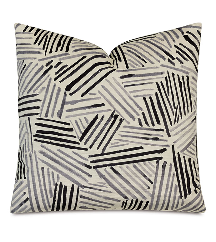 Giacometti Brush Strokes Decorative Pillow