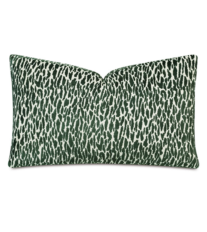 Earl Woven Decorative Pillow In Emerald