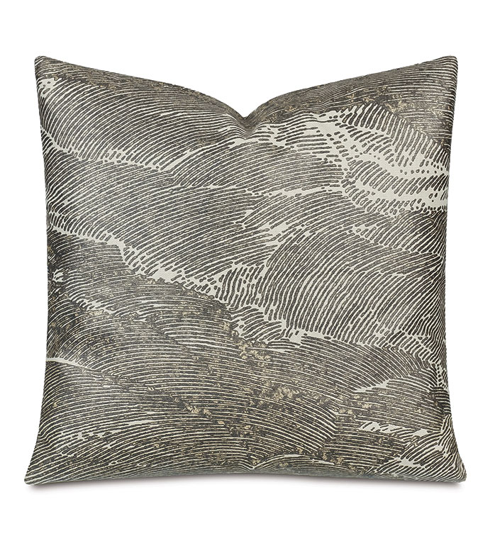 Kellner Metallic Decorative Pillow