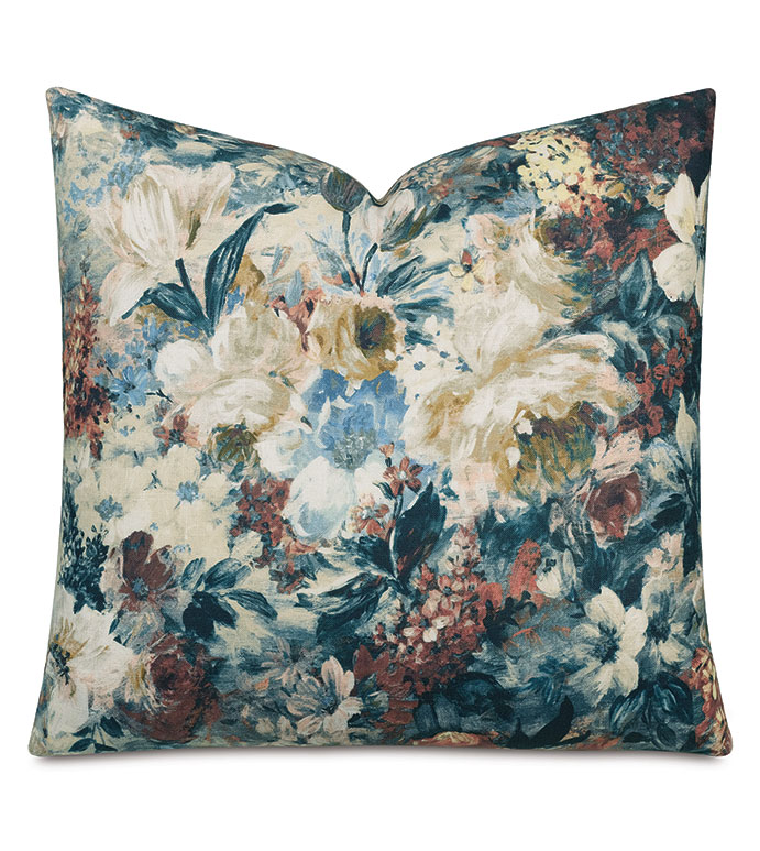 Herald Floral Decorative Pillow