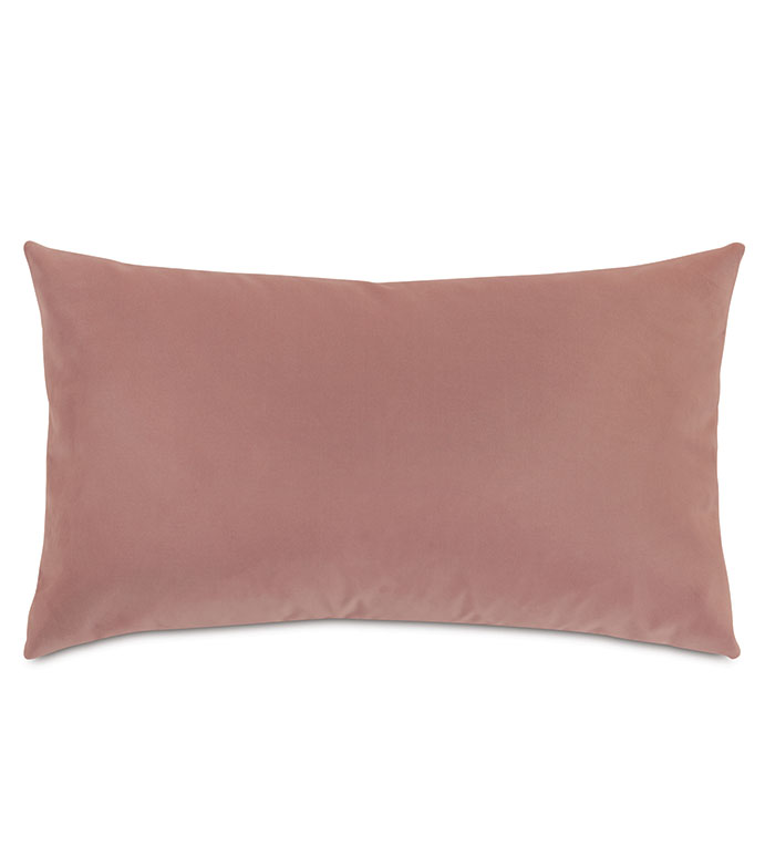 Uma Velvet Decorative Pillow In Pink