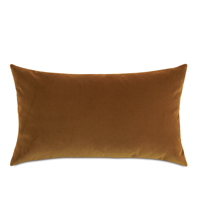 Uma Velvet Decorative Pillow In Gold