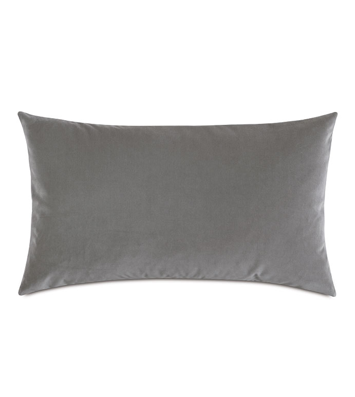 Uma Velvet Decorative Pillow In Gray