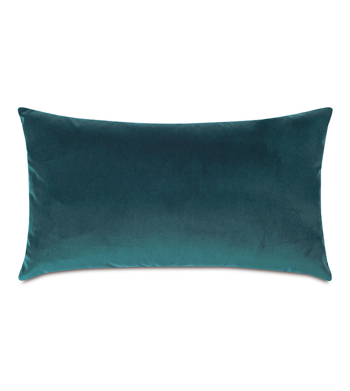 Uma Velvet Decorative Pillow in Peacock