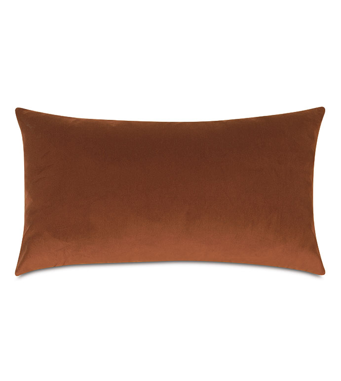 Uma Velvet Decorative Pillow in Orange