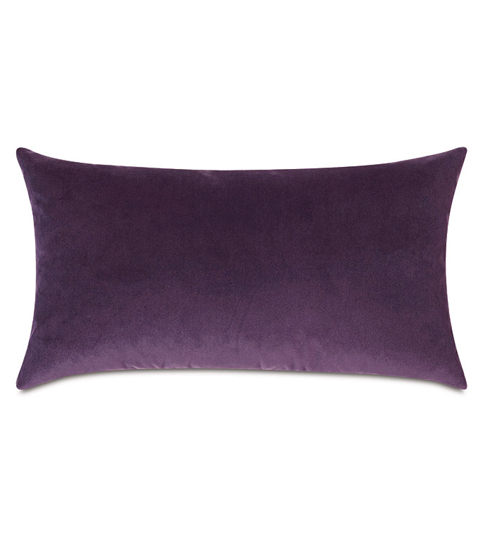 Uma Velvet Decorative Pillow in Purple