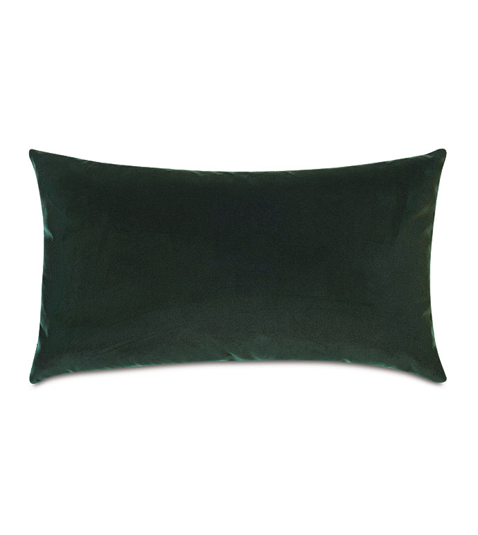 Uma Velvet Decorative Pillow in Emerald