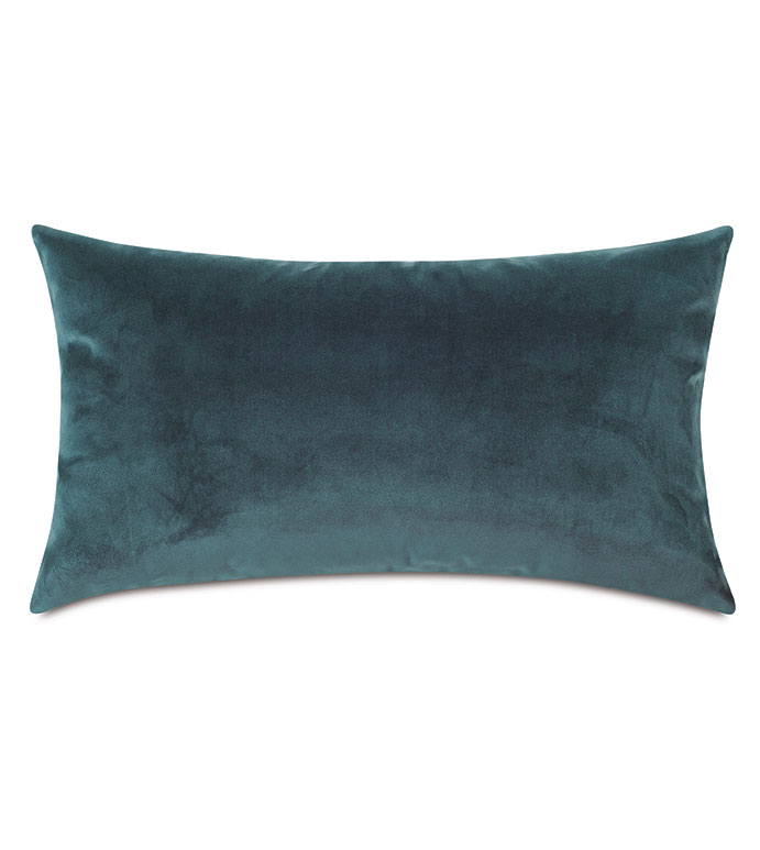 Uma Velvet Decorative Pillow in Pacific