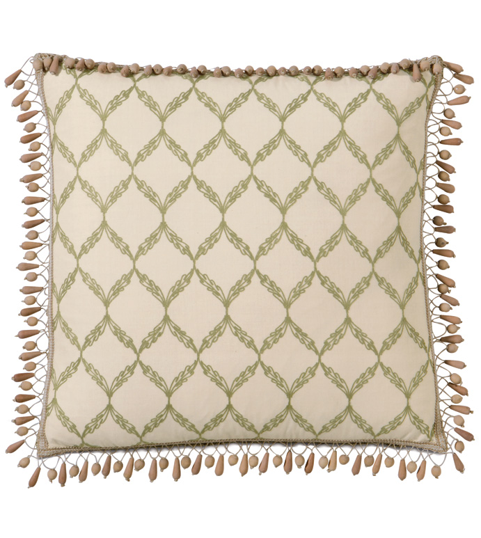 Bartow Palm With Beaded Trim