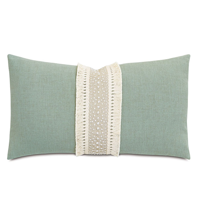 Casa Guava Embroidered Decorative Pillow