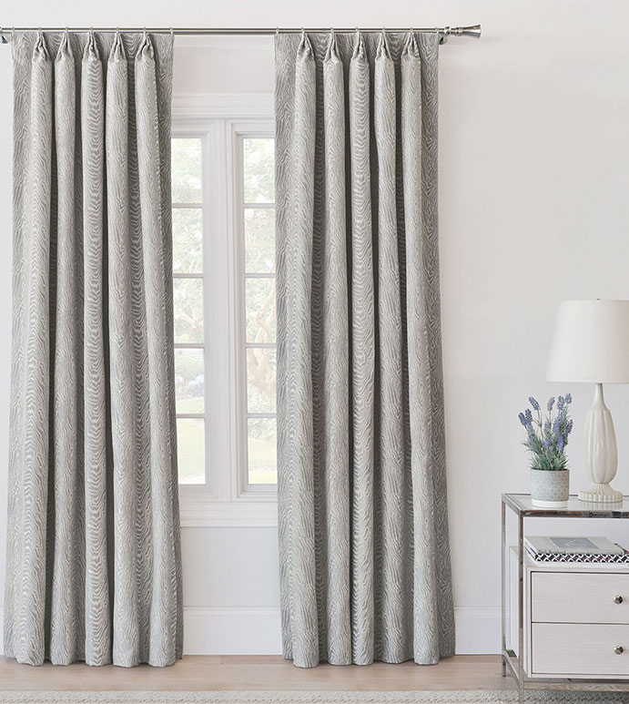 Liesl Faux Bois Curtain Panel