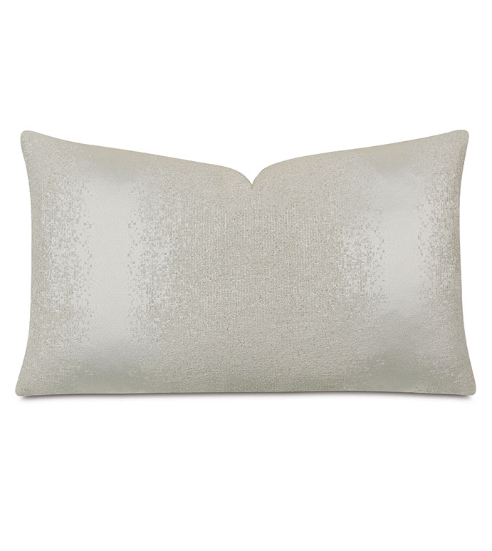 Flurry Glitter Decorative Pillow in Crystal