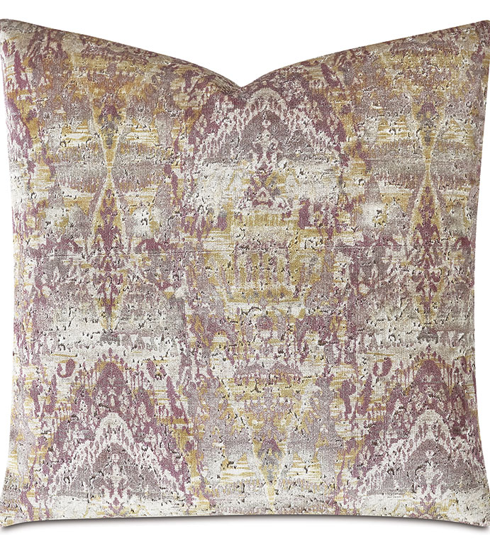 Chaucer Velvet Decorative Pillow in Primrose