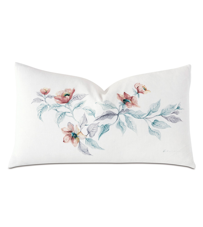 Adare Manor Handpainted Decorative Pillow