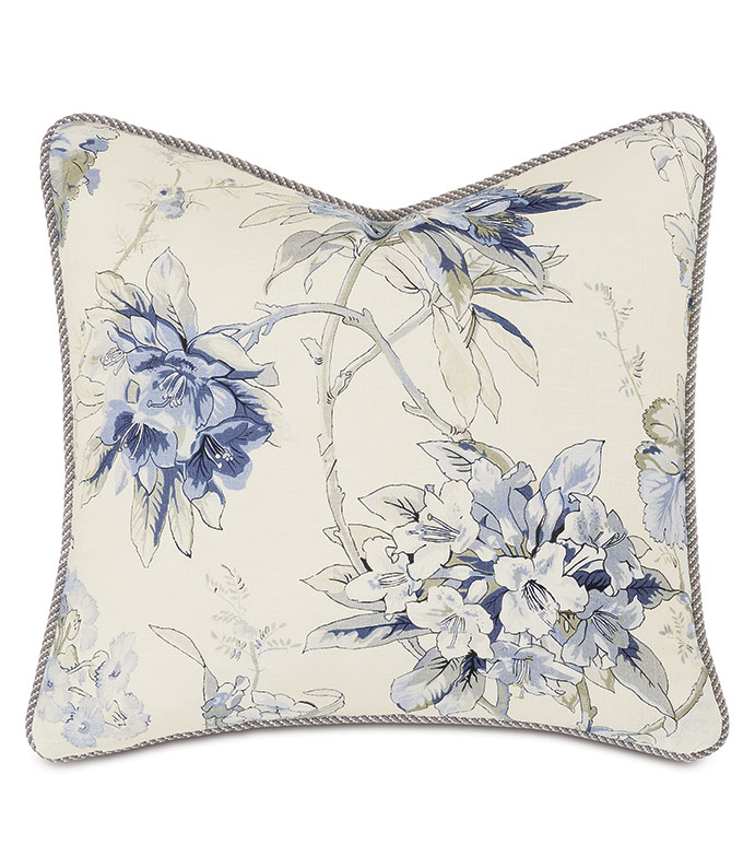 Liesl Floral Decorative Pillow Eastern Accents