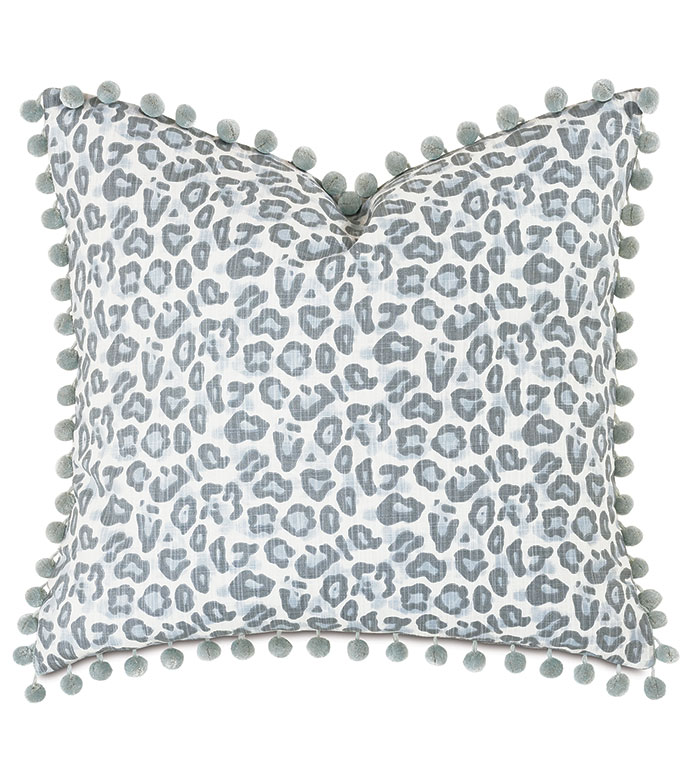 Liesl Ball Trim Decorative Pillow