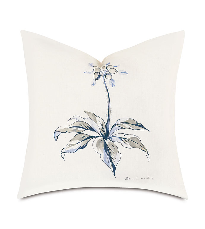 Liesl Handpainted Decorative Pillow