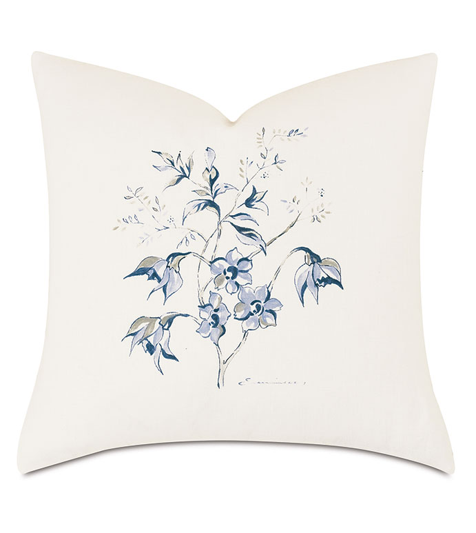 Liesl Handpainted Decorative Pillow