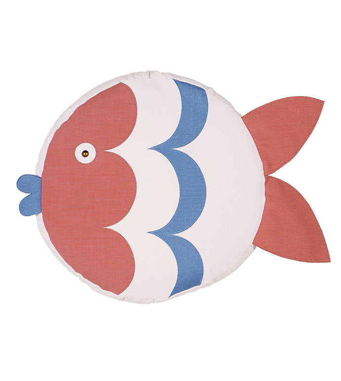 Pez Fish Decorative Pillow (Right)