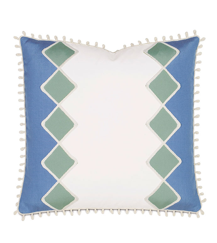 Seaview Diamond Decorative Pillow