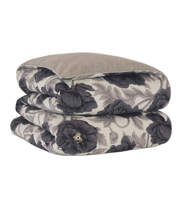 Midnight Poppy Duvet Cover