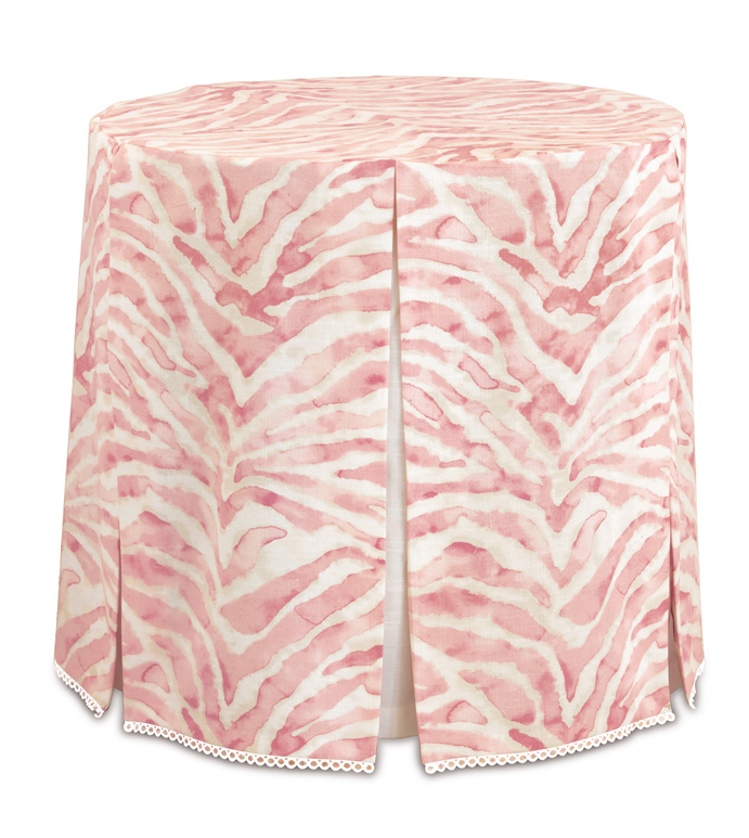 Asa Blush Skirted Table Cloth