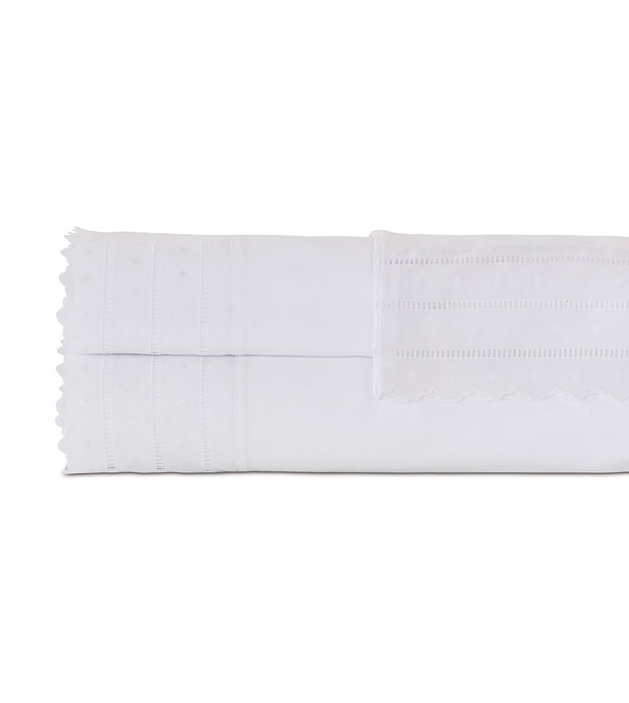 Harper White Sheet Set