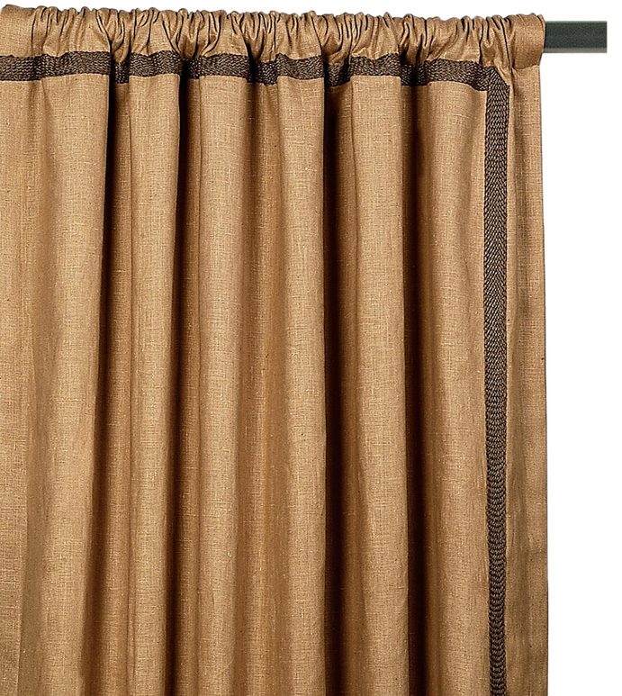 Breeze Sand Curtain Panel Left