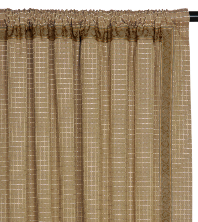 Coit Almond Curtain Panel Left