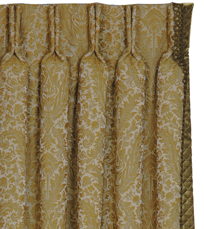 Kildare Cilantro Curtain Panel Left
