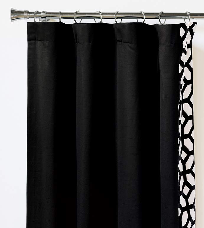 Witcoff Black Curtain Panel Left