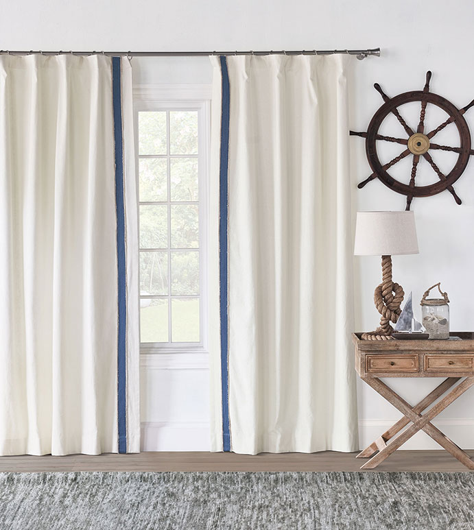 Filly White Curtain Panel