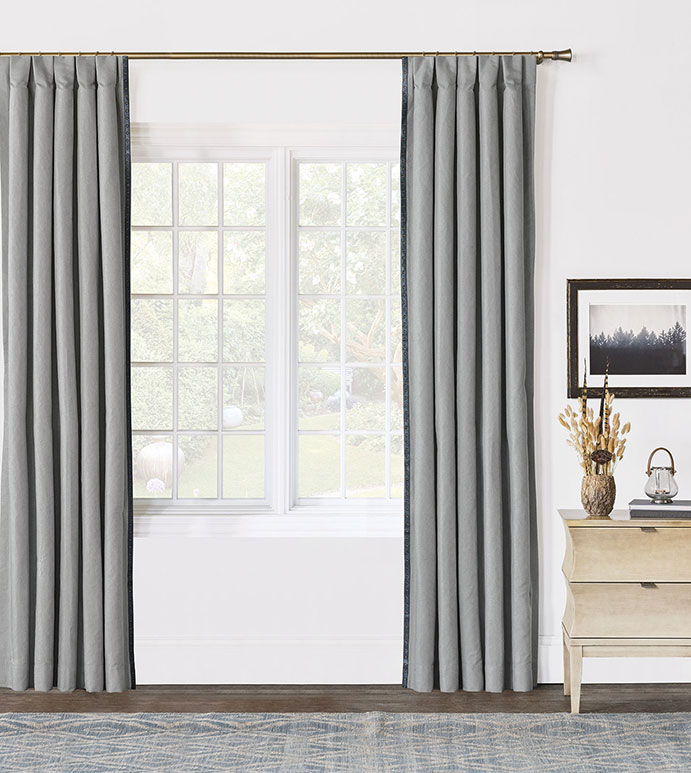 Higgins Grommet Trim Curtain Panel