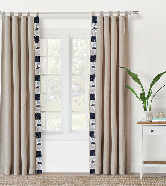 Beau Embroidered Curtain Panel