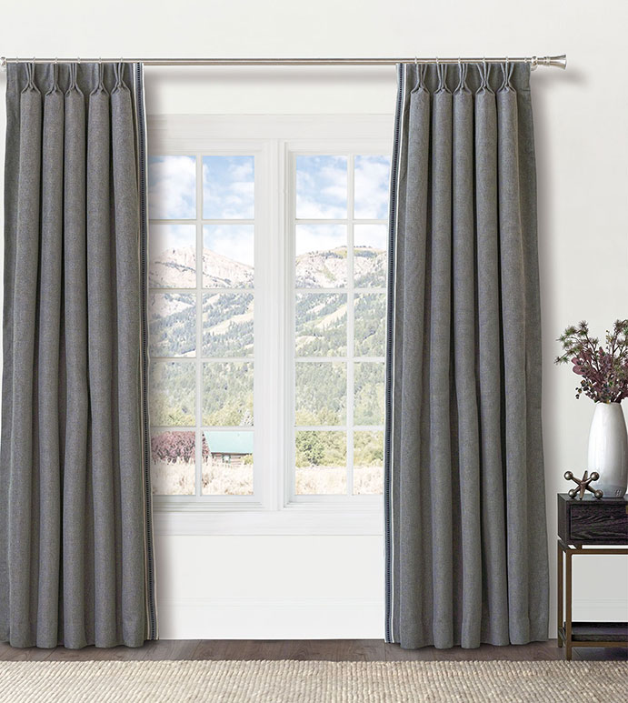 ANDES BORDER TRIM CURTAIN PANEL