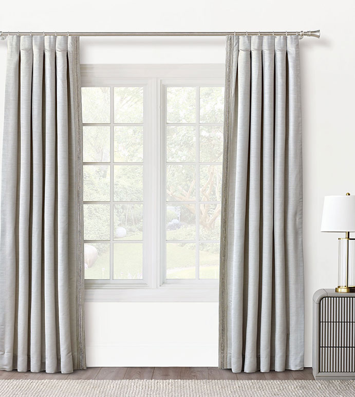 TILDA BEADED TRIM CURTAIN PANEL