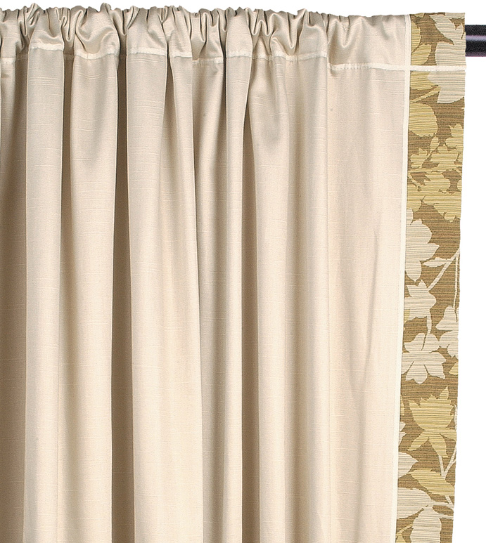Shantung Curtain Panel Left