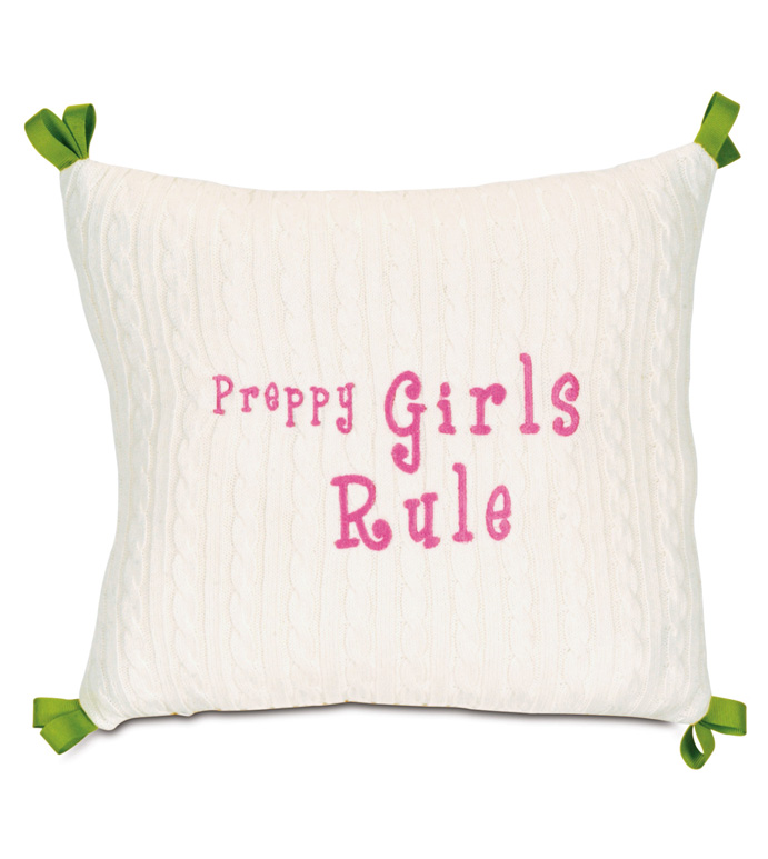 Embroidered Preppy Girls Rule