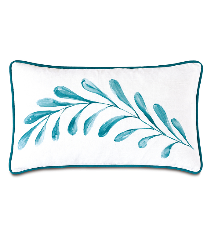 Clementine Handpainted Decorative Pillow