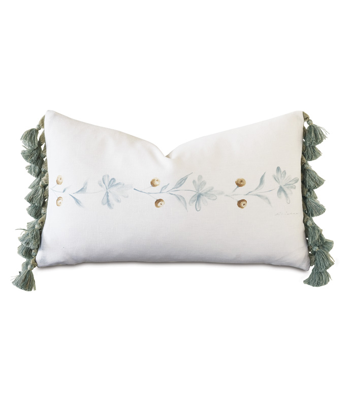 Stockholm Handpainted Decorative Pillow