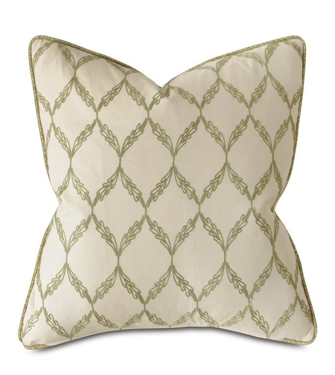 Dublin Embroidered Decorative Pillow