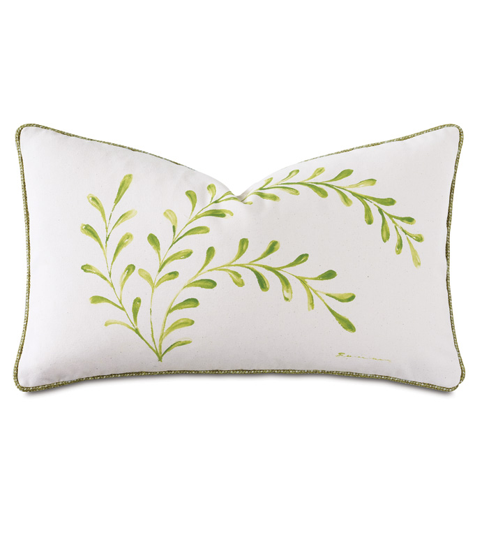 Dublin Handpainted Decorative Pillow