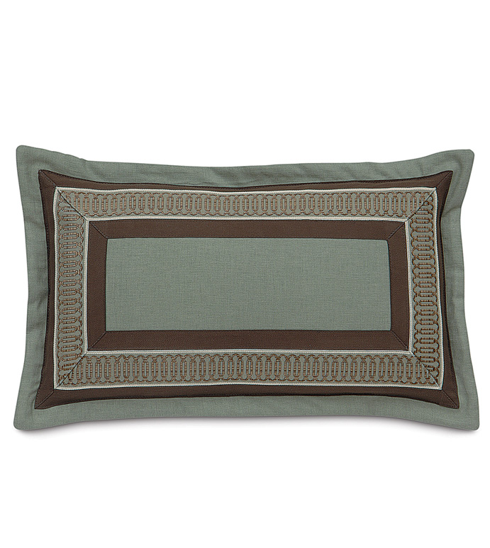 Leon Fern With Border & Flange