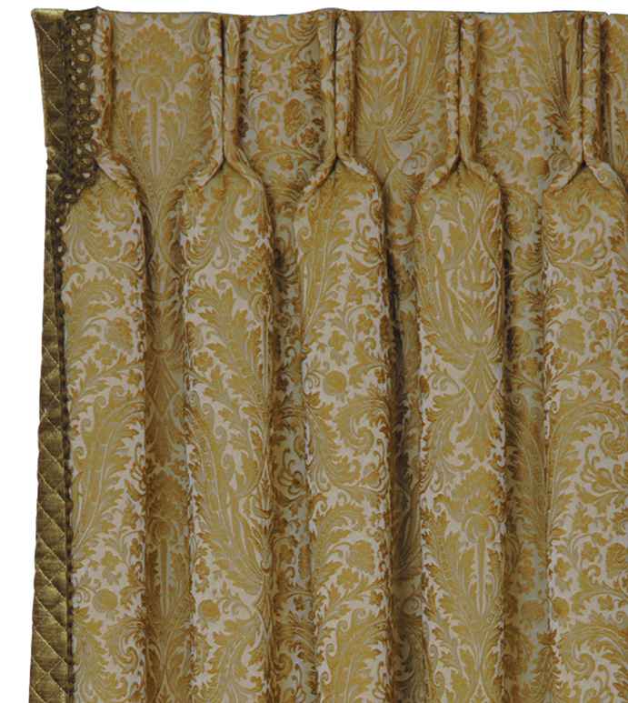 Kildare Cilantro Curtain Panel Right