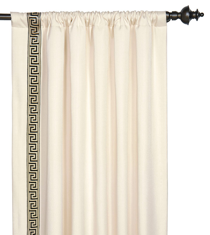 Abernathy Greek Key Curtain Panel (Right)